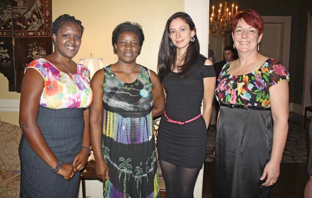 Immaculee Kayitare, Angela Bukenya, Angela Jimenez-Leon, Susan Hoffpauir