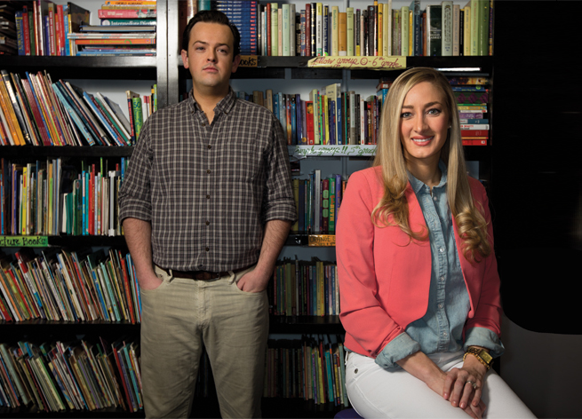 Andrew and Meghan Collins are co-chairs of this year’s Dinner on the Grounds, the largest annual fundraiser for Our House.