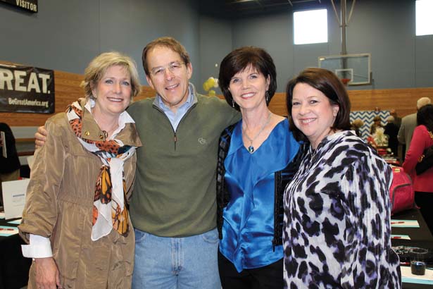 Pam and Rick Blank, Mary Ann Gammill, Cathy Crass