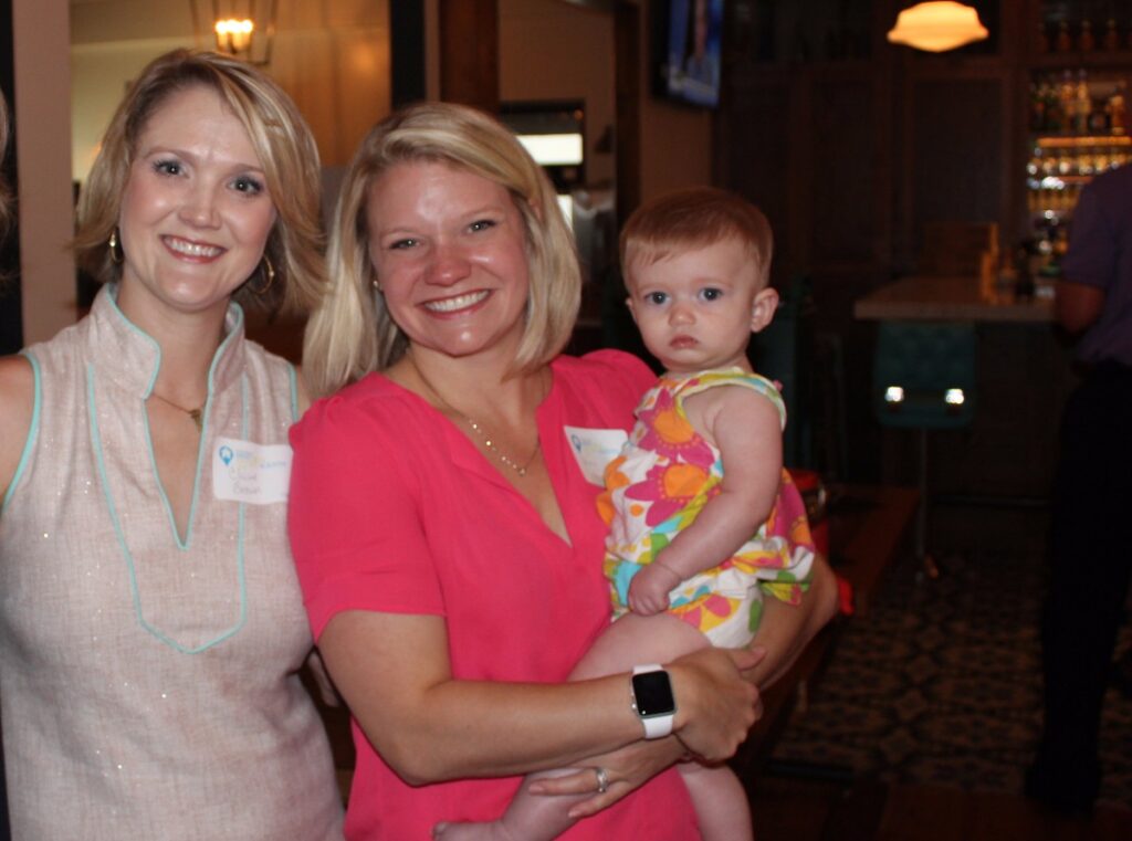 Claire Brown, Stacy Hamilton with Ellis Lee Hamilton