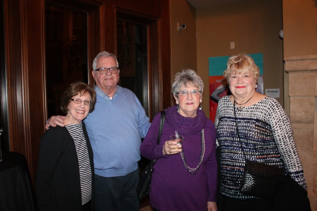 Alyce and John Parker, Mary Jo Lewno, Pauline Gerstein