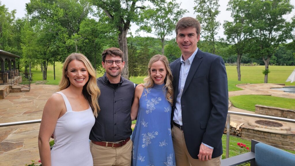 Katie and Ben Emanuel, Abby Emanuel, Daniel Fiedorek