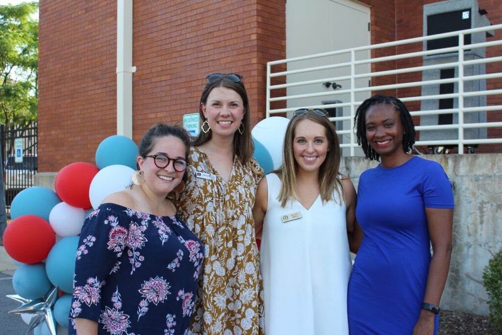 Alli Clark Howland,Stacey Martin, Kayla Alfrey Cook, Priscilla Barnes